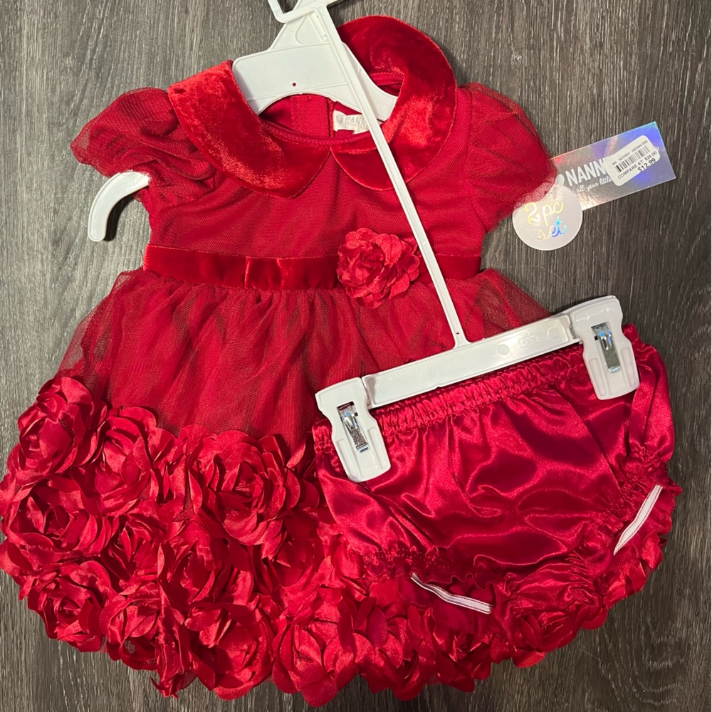 NWT Red Dress 12m